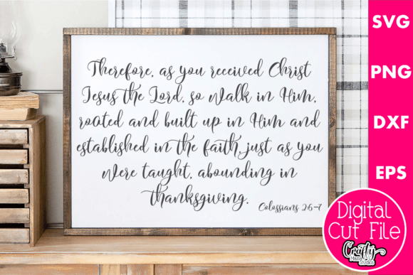 Abounding in Thanksgiving Graphics for Crafts