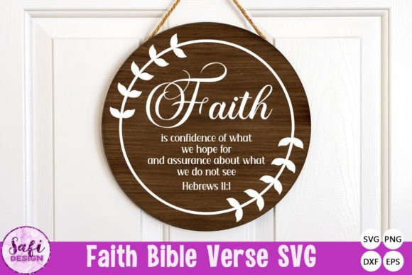 Faith Bible Verse SVG - Hebrews 11 1