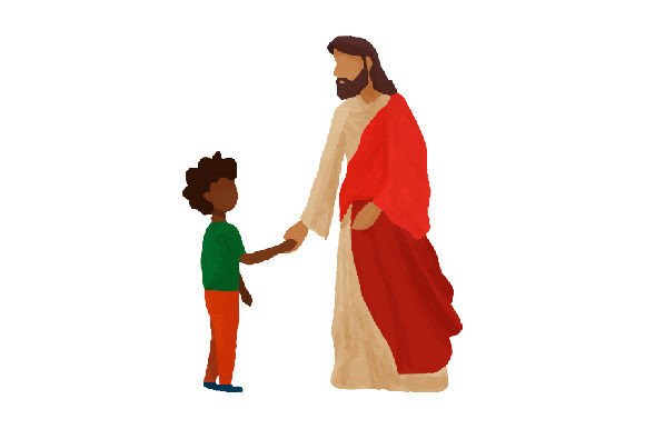 Jesus Christ with a Little Boy, Watercolor: A Designerβs Embroidery Review