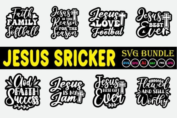 Jesus Sticker SVG Bundle Vol.2 – Bundles for Local Branding
