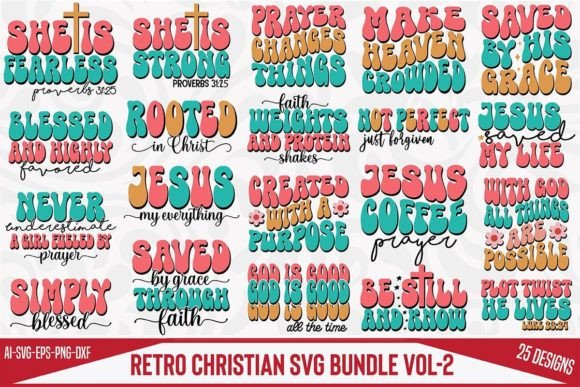 Retro Christian SVG Bundle Vol-2: A Designer's Review